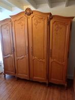 Grote Queen Ann kledingkast barok brocante, Ophalen, 200 cm of meer, Queen Ann, Met hangruimte