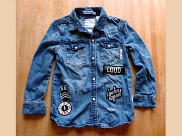 Nik&Nik London spijkerstof denim blouse bloes maat 116 beschikbaar voor biedingen