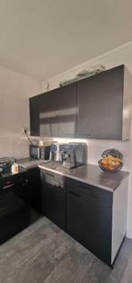 Zeer goed staat Keukenblok bruynzeel 180cm bij 60cm, Huis en Inrichting, Keuken | Complete keukens, Ophalen, Zwart, Enkelwandige keuken