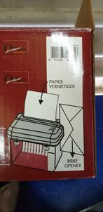 papier vernietiger en briefopener, Ophalen of Verzenden, 'T Olde Gre-j, Info@toldegrej.nl, Endepoelstraat 20f Didam