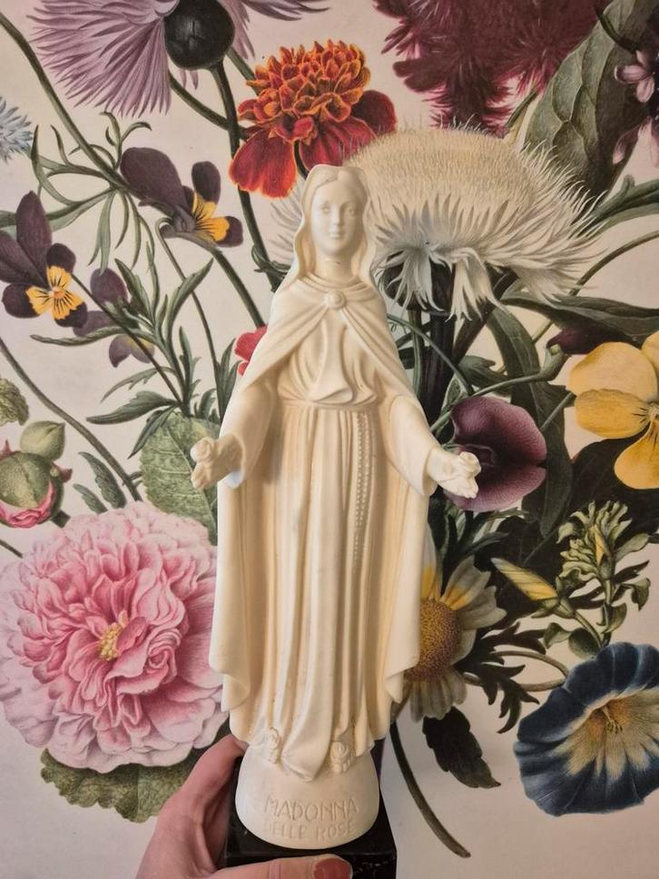 Mariabeeld, madonna delle rose, Antiek en Kunst, Antiek | Religie, Ophalen of Verzenden