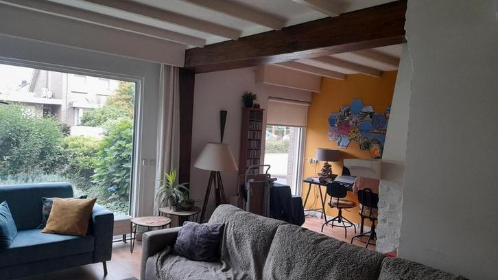 Robuuste eiken houten balken, Doe-het-zelf en Verbouw, Hout en Planken, Gebruikt, Balk, Eiken, 50 mm of meer, Ophalen