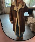 Prachtige bruine winterjas Drole de copine M/L, Ophalen of Verzenden, Zo goed als nieuw, Bruin
