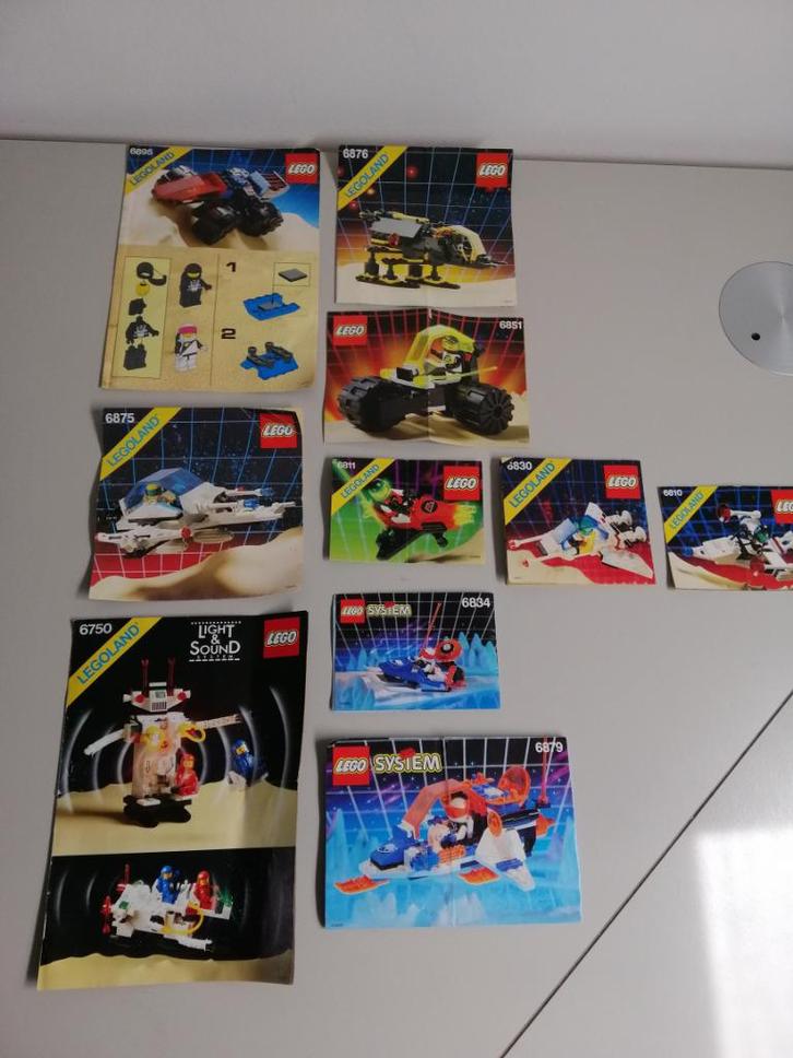 Tweedehands setjes van Lego Space jaren '80-'90, Kinderen en Baby's, Speelgoed | Duplo en Lego, Gebruikt, Lego, Complete set, Ophalen of Verzenden