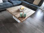 Salontafel steigerhout vierkant, Ophalen, Gebruikt, 50 tot 100 cm, Vierkant