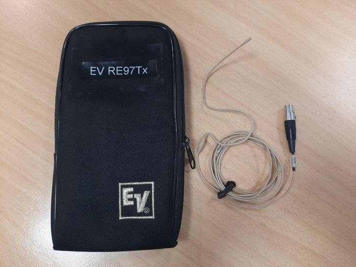 Electro Voice RE-2 & RE97Tx draadloze mini earset microfoons, Muziek en Instrumenten, Microfoons, Gebruikt, Zangmicrofoon, Draadloos