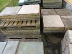 Partij tegels natuursteen marmer 60/60 2cm dik, Gebruikt, Ophalen of Verzenden, Natuursteen, Terrastegels