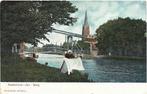 Nederhorst den Berg;  Ophaalbrug met kerk en wasvrouw, Verzenden, Voor 1920, Ongelopen, Noord-Holland