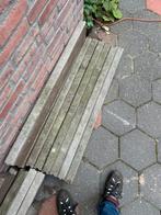Gratis betonbandjes/opsluitbandjes., Tuin en Terras, Palen, Balken en Planken, Ophalen, Gebruikt, Minder dan 180 cm, Planken