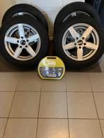 winterbanden met velgen 205/60/R16 H Continental + sneeuwket, Auto-onderdelen, Banden en Velgen, Ophalen, Gebruikt, 16 inch, Banden en Velgen