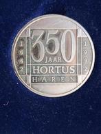 Penning 350 jaar Hortus Harenrijksmunt in doosje, Postzegels en Munten, Penningen en Medailles, Ophalen of Verzenden, Overige materialen