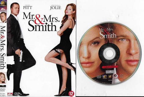 Dvd mr, & mrs, Smith met Brad Pitt en Angelina Jolie ( so ), Cd's en Dvd's, Dvd's | Overige Dvd's, Zo goed als nieuw, Vanaf 12 jaar