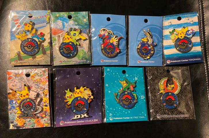 Pokemon Center Japan Pins Collection, Verzamelen, Speldjes, Pins en Buttons, Nieuw, Overige onderwerpen, Ophalen of Verzenden