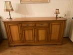Mooi dressoir in licht eiken 205x50x96 in nieuwstaat, Ophalen, Eikenhout, Zo goed als nieuw, 200 cm of meer