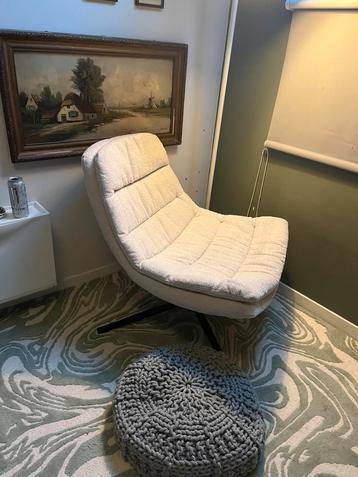 fauteuil draaibaar beige beschikbaar voor biedingen