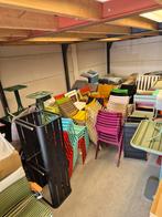 Gebruikte fermob stoelen/armstoelen/tafels  grote krus, Ophalen, Gebruikt, Kunststof