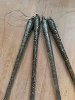 4 Sissy Boy glazen glitter pegels, 50 cm lang, Diversen, Kerst, Ophalen of Verzenden, Zo goed als nieuw