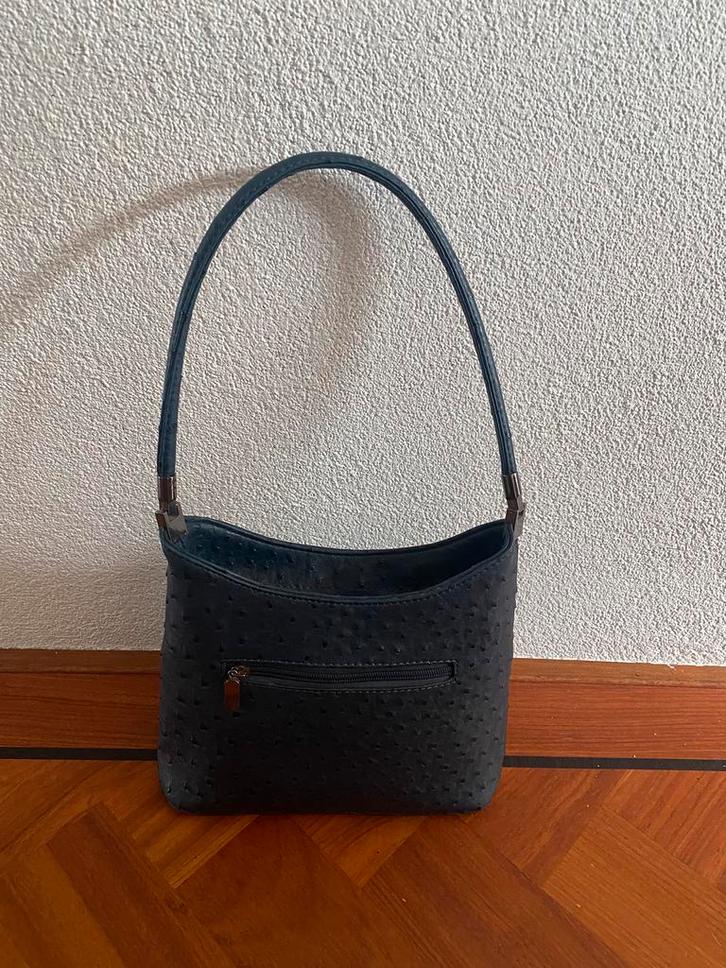 David Jones Blauwe handtas, Sieraden, Tassen en Uiterlijk, Tassen | Damestassen, Zo goed als nieuw, Handtas, Blauw, Ophalen of Verzenden