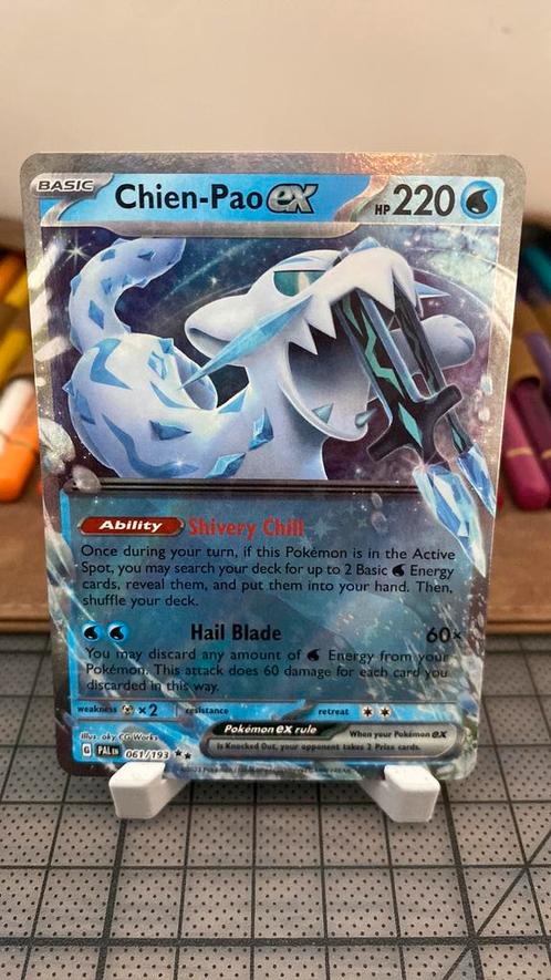Chien-pao ex - paldea evolved - 061/193, Hobby en Vrije tijd, Verzamelkaartspellen | Pokémon, Zo goed als nieuw, Ophalen of Verzenden