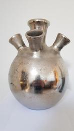 Toetervaas zilver | Ø21 x H28 cm, Overige materialen, Overige kleuren, Verzenden, Nieuw