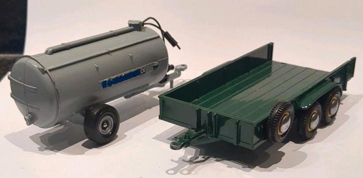 Vintage Speelgoed Voertuigen - Tank en Aanhanger, Hobby en Vrije tijd, Modelbouw | Auto's en Voertuigen, Gebruikt, Overige typen