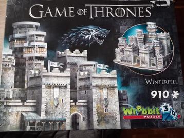 3D puzzel Game of Thrones Winterfell beschikbaar voor biedingen
