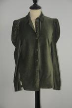 Superleuke groene rib blouse van Ambika, maat M, ZGAN!!, Maat 38/40 (M), Ophalen of Verzenden, Zo goed als nieuw, Ambika