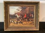 Schilderij met prachtige lijst, Ophalen, 50 tot 75 cm, Zo goed als nieuw, Schilderij