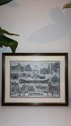 Gouden Glasgravure Gerard Swaenepoel, Glasatelier Decor Art., Antiek en Kunst, Ophalen of Verzenden