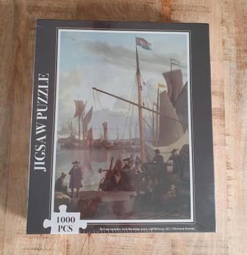 Nieuw jigsaw puzzel. Het IJ voor Amsterdam vd Mosselstijger, beschikbaar voor biedingen