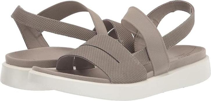 NIEUW: Ecco sandalen Yuma - khaki groen - maat 41, Kleding | Dames, Schoenen, Nieuw, Sandalen of Muiltjes, Groen, Verzenden