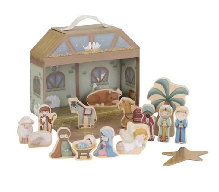 Little Dutch cadeau? Kertstal met naam, Diversen, Kerst, Nieuw, Ophalen of Verzenden