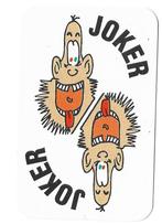 1 leuke joker, Verzenden, Zo goed als nieuw, Speelkaart(en)
