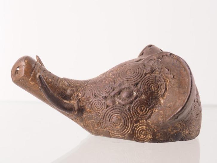 Brons Benin Olifant (170623-01), Antiek en Kunst, Kunst | Niet-Westerse kunst, Ophalen of Verzenden