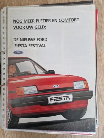 Folders Ford Fiesta beschikbaar voor biedingen