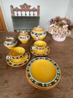 Vintage Italiaans Theeservies - Keramiek, Huis en Inrichting, Keuken | Servies, Gebruikt, Keramiek, Ophalen of Verzenden, Overige stijlen