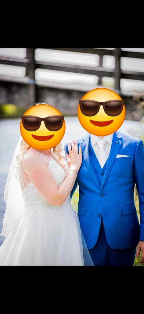 Trouwpak (als nieuw), Kleding | Heren, Trouwkleding en Trouwaccessoires, Ophalen of Verzenden