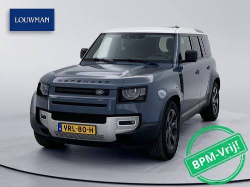 Land Rover Defender 2.0 D240 110 Grijs kenteken Pano Adaptie, Auto's, Land Rover, Bedrijf, Te koop, 360° camera, 4x4, ABS, Adaptive Cruise Control