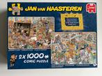 Jan van Haasteren 2x1000 Comic Puzzel, Ophalen of Verzenden, 500 t/m 1500 stukjes, Nieuw, Legpuzzel