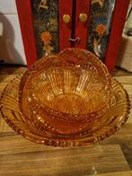 Persglas schaal met 6kleine, Ophalen of Verzenden, Rond, Glas