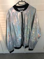 Zilveren disco jack feestjasje maat L, Ophalen of Verzenden, Nieuw