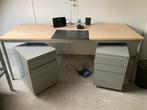 Stevig bureau 200x80 cm - Ideaal voor kantoor/thuis, Ophalen, Gebruikt, Bureau