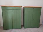 Groene, houten Ikea kasten, Huis en Inrichting, Kasten | Lockerkasten, Ophalen, Gebruikt, Hout