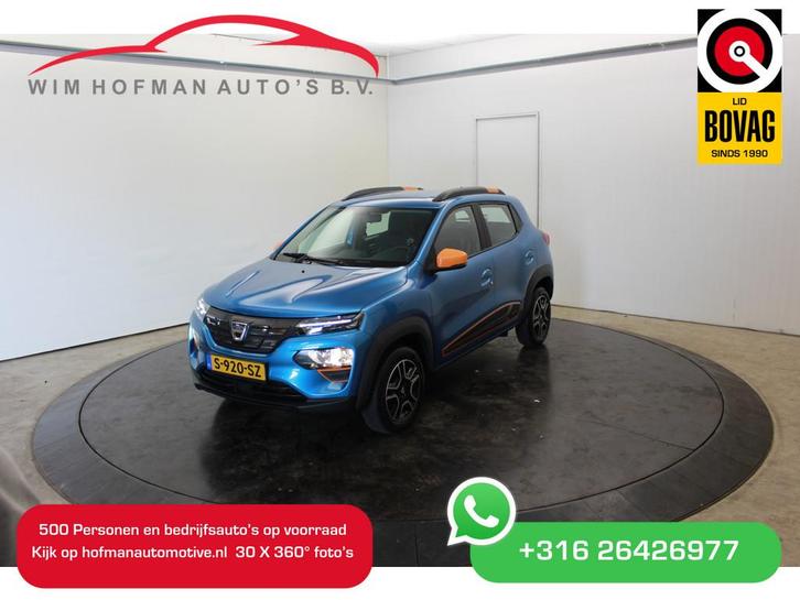 Dacia Spring Comfort Plus Camera Park Censoren CCS Lader (Or, Auto's, Dacia, Bedrijf, Te koop, Spring, ABS, Achteruitrijcamera