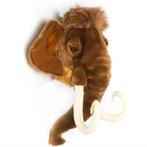 Dierenkop Mammoet Arthur Bruin Wild & Soft, Ophalen of Verzenden, Nieuw, Wanddecoratie