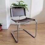 Lounge stoel Mart Stam S33, Bauhaus design, Gebruikt, Metaal, Bruin