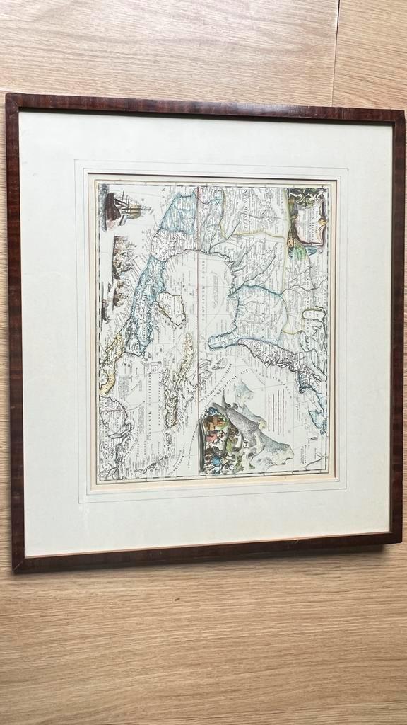 Oude Landkaart van de USA, Boeken, Atlassen en Landkaarten, Gelezen, Landkaart, Overige gebieden, 1800 tot 2000, Ophalen