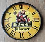 Extra grote HERTOG JAN wandklok met metalen rand Ø55cm, Verzamelen, Biermerken, Ophalen of Verzenden, Nieuw, Overige typen, Hertog Jan