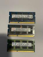 16GB DDR3 laptopgeheugen (8GB + 2x4GB), Computers en Software, RAM geheugen, DDR3, Ophalen of Verzenden, Zo goed als nieuw, Laptop