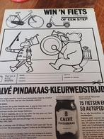 Advertentie van Calve pindakaas kleurwedstrijd Locomotief, Ophalen of Verzenden, Zo goed als nieuw, Overige typen